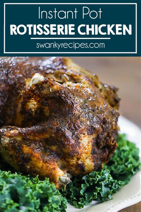 A collection of the best instant pot chicken recipes! Instant Pot Rotisserie Chicken - Pressure cooker whole ...