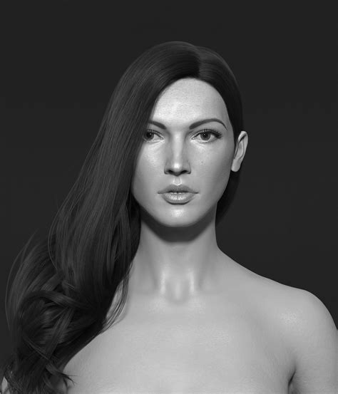 3d Model Zbrush Maya 3d Basemesh Basemodel Of Girl Body Painting Vr