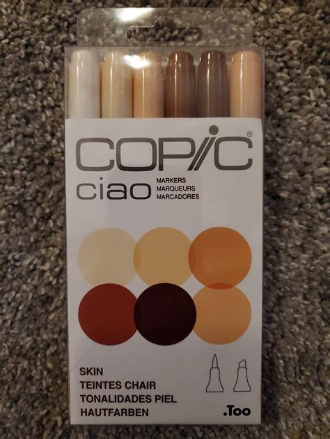 Copic Ciao Markers Skin Tones Colors 6pk Etsy