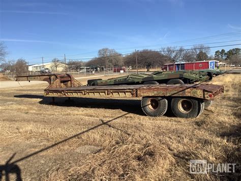 Us Army Tank Automotive Command M172a1 Lowboy Trailer In Springtown