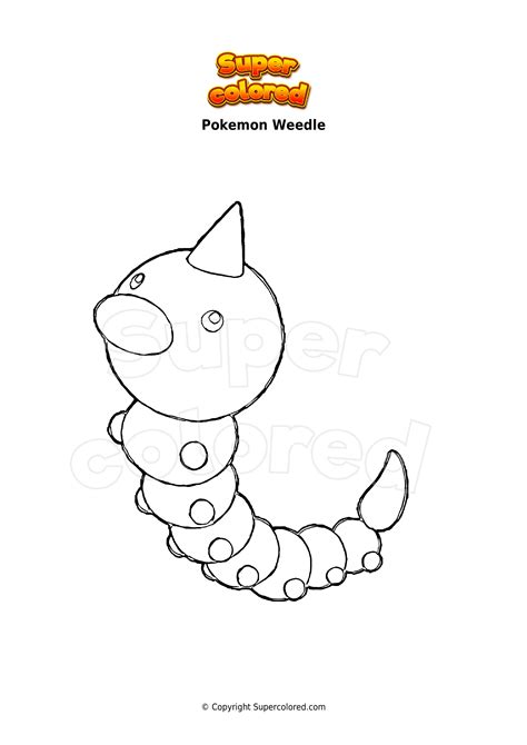 Weedle Pokemon Coloring Pages Coloring Pages