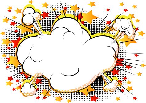 Explosion Clip Art Vector Cloud Comics Explosion Png Download 4012 Images