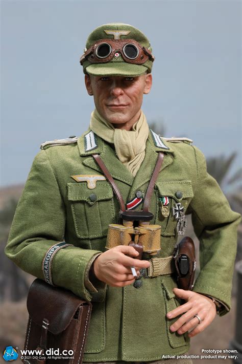 Ww2 German Afrika Korps Infantry Captain Wilhem Did Corp