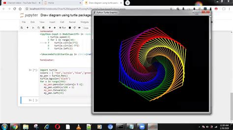 How To Draw Diagram Using Turtle Packagepython Youtube