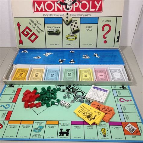Parker Brothers Classic Monopoly Board Game Original Box 1994 Ebay