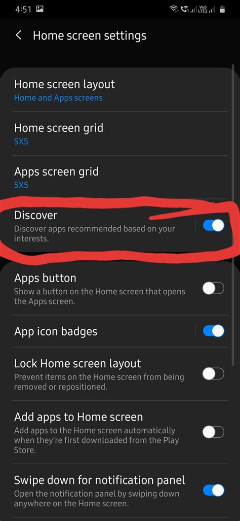 M30s Removing The Discover Option From App Screen Page 4 Samsung