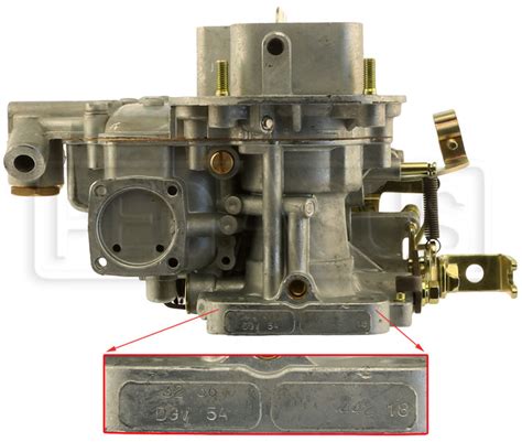 Weber Carburetors Alluminum Identification Label Auto Parts