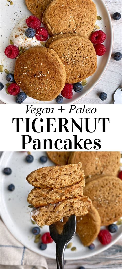 Vegan Tigernut Flour Pancakes Paleo Gluten Free Bake It Paleo