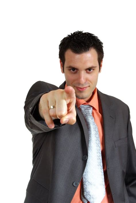 Man Pointing Finger In Camera Stock Photo Image 5415050