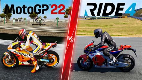 Motogp 22 Vs Ride 4 Direct Comparison Attention To Detail And Graphics