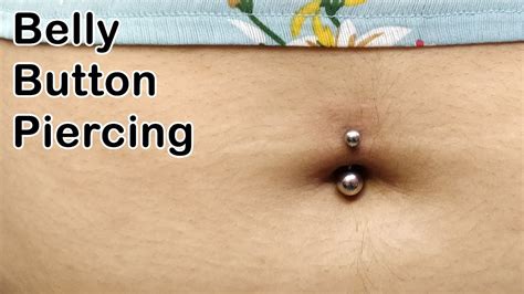 How To Do Belly Button Piercing Navel Piercing Belly Piercing Step By Step Youtube
