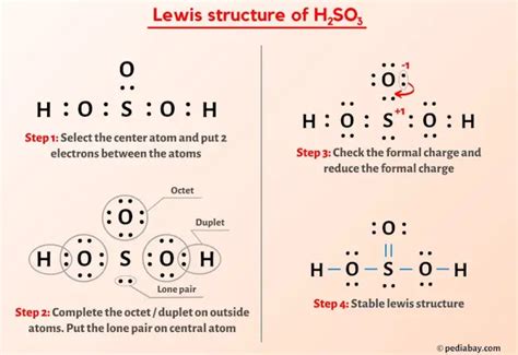 H2so3 Lewis Structure In 6 Steps With Images