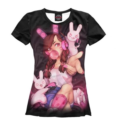 Overwatch Dva T Shirt Ow Video Game Tee Mens Etsy