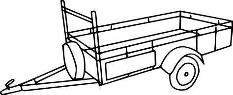 Dessin Tracteur Avec Remorque  coloriage à dessiner tracteur avec remorque
