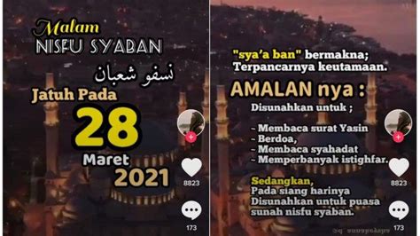 We did not find results for: Viral, Ingatkan Amalan Nisfu Syaban, Pengunggah Tuai ...