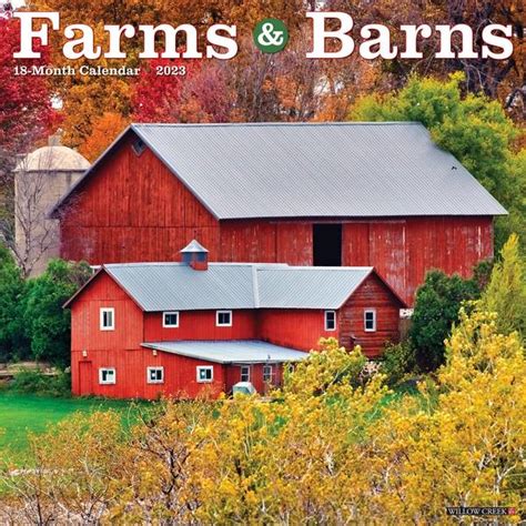 Willow Creek Press 2023 Farms And Barns Wall Calendar 25918 Blains