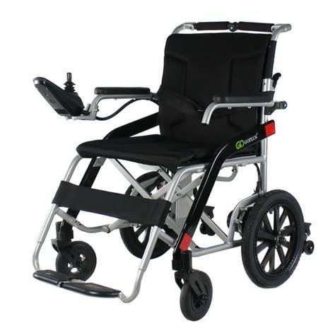 Costway Heavy Duty Aluminum Foldable Wheelchair Electric Power