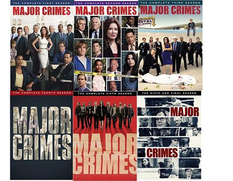 Amazon Major Crimes The Complete Series Seasons Dvd Movies Tv