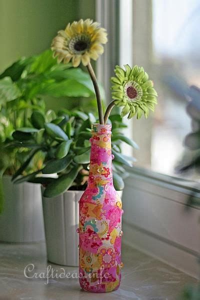 Recycled Glass Bottle Flower Vase Craft Ideas Pinterest Recycled Glass Bottles Flower