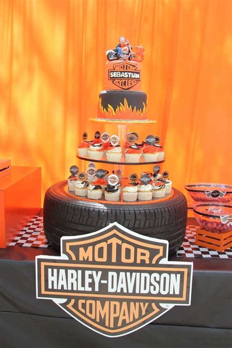 Harley Davidson Birthday Party Ideas Photo 4 Of 27 Harley Davidson