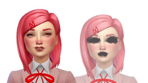 Ddlc Sims 4 Cc Mc Hair Beautyhor