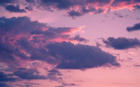 Download Wallpaper 3840x2400 Clouds Porous Sky Sunset
