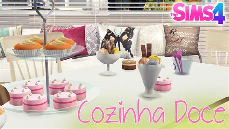Cômodo Cozinha Doce De Cupcake ♦ The Sims 4 ♦ Speed Build Youtube
