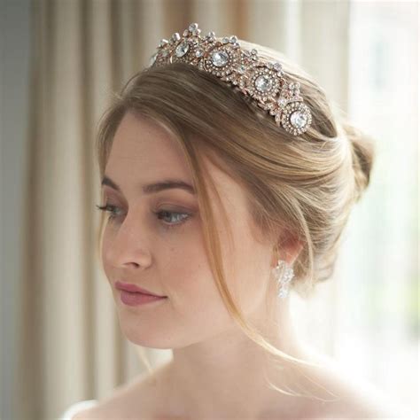 Wedding Crown Bridal Headdress Baroque Crystal Rhinestones Etsy