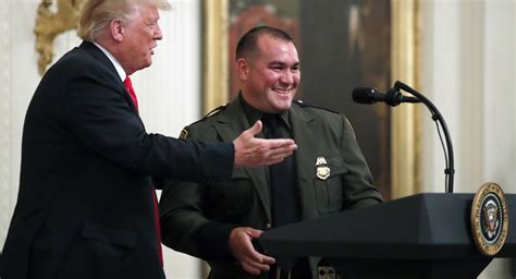 trump introduces border patrol agent he ‘speaks perfect english politico