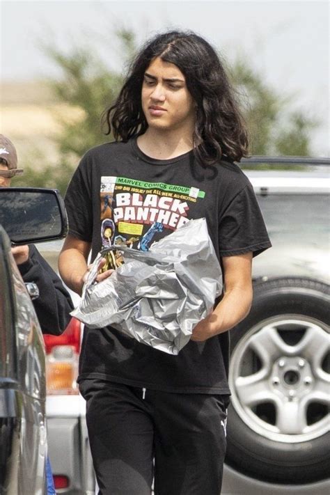 Michael Jacksons Son Blanket Makes Rare Appearance As He Steps Out In
