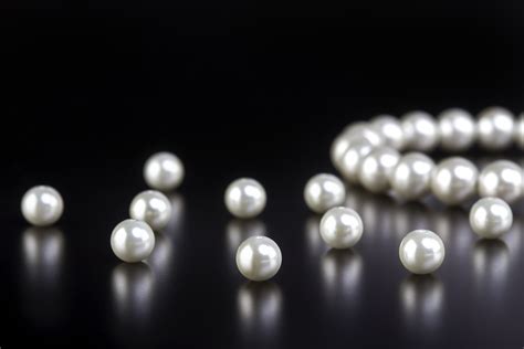 black and white pearls