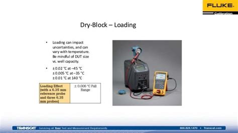 Fluke Calibration On How To Calibrate An Rtd Using A Dry Block Calibr