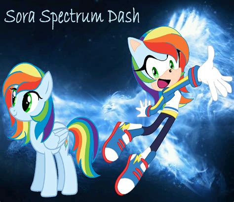 Sora Spectrum Dash Daughter Of Sonic The Hedgehog And Rainbow Dash The