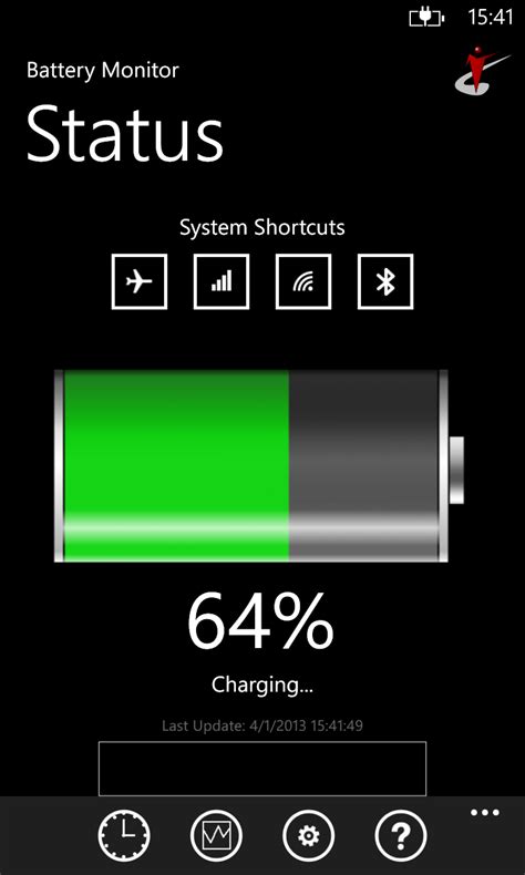 Battery Monitor W Voice Control For Windows 10 Mobile