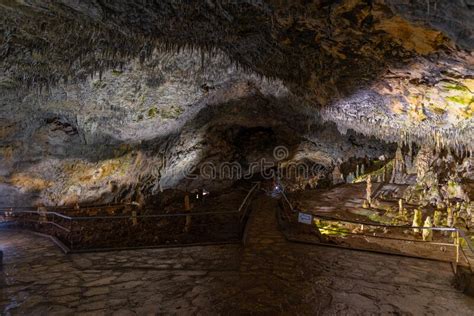 Interior Of Snezhanka Cave In Bulgaria Stock Image Image Of Cavern