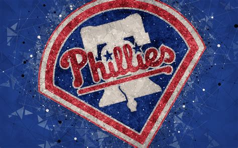 Download Wallpapers Philadelphia Phillies 4k American Baseball Club