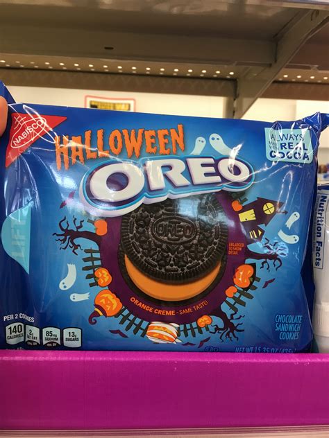 You won't see any blood or guts or creeptastic. Found! Halloween Oreo Cookies - Snack Gator