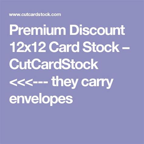 Premium Discount 12x12 Card Stock Cutcardstock