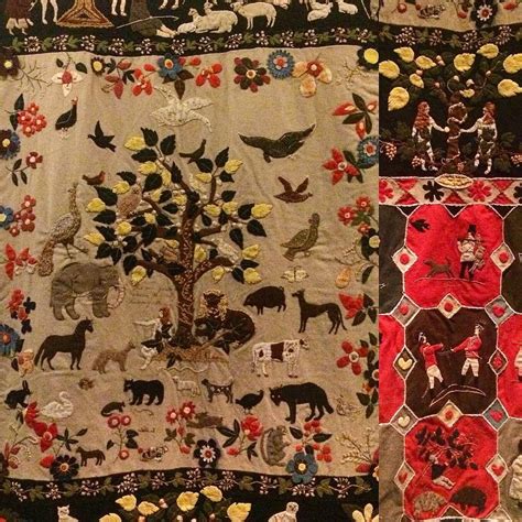 What A Beautie Some Detail From A Stunning Folk Art Quilt Made By A