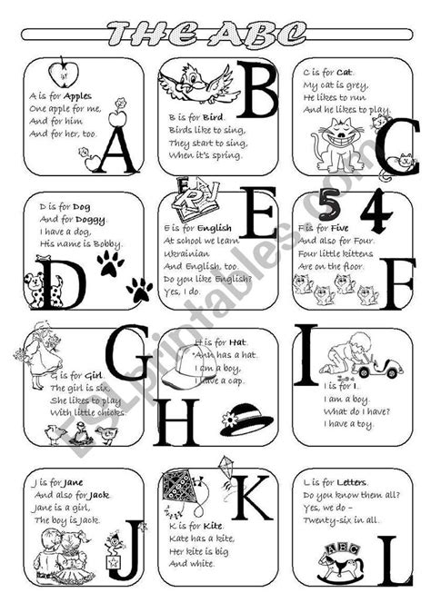 These Are Alphabet Poems I Took The Poems From The Book Alphabet