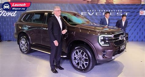 All New 2022 Ford Everest Launched In Malaysia Priced From Rm 263888