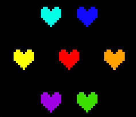 Undertale Heart Pixel Art Grid Pixel Art Grid Gallery