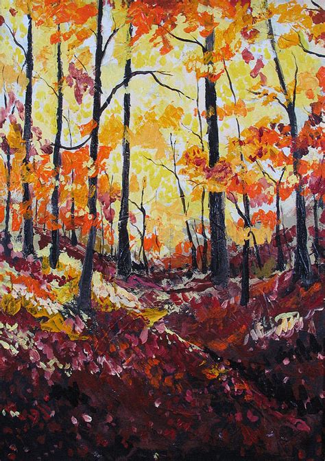 Autumn Gold Painting By Rollin Kocsis Fine Art America