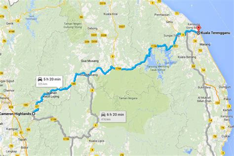 Vlog makan angin ep 2 kuala terengganu part 1. Jalan Pintas Gua Musang ke Kuala Terengganu