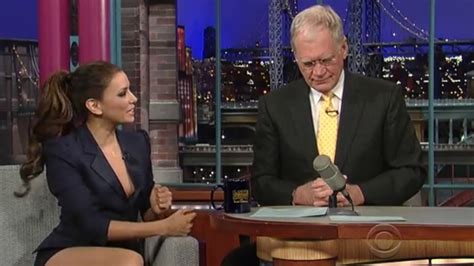 Eva Longoria Suffers Wardrobe Malfunction On Letterman Ctv News