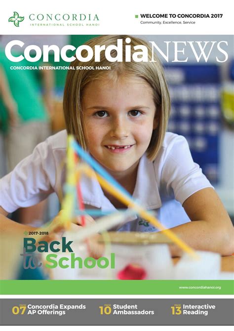 Concordia Hanoi News Welcome Back To School 2017 By Concordia Hanoi