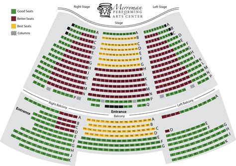 Atandt Performing Arts Center Seating Chart