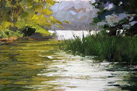 Creating A Landscape With A Palette Knife Demonstration Artists Network