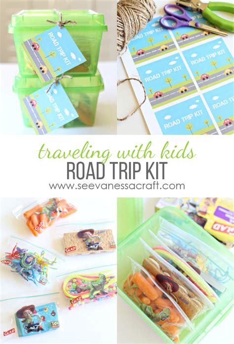 Kid Friendly Road Trip Kit And Printable See Vanessa Craft