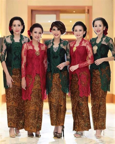 Model Batik Klasik Jawa Pakaian Modern Pakaian Wanita Kebaya Muslim